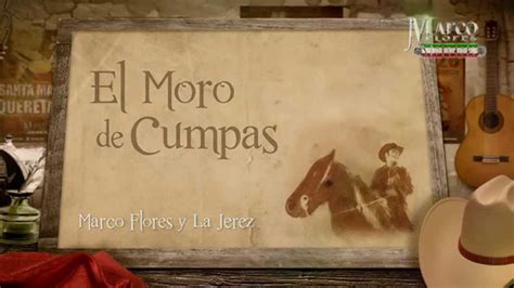 el moro de cumpas letra y acordes